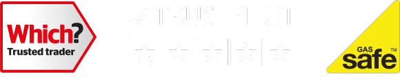 Which? Trusted Trader | Trust Pilot 5 Star Rating | Gas Safe - Register